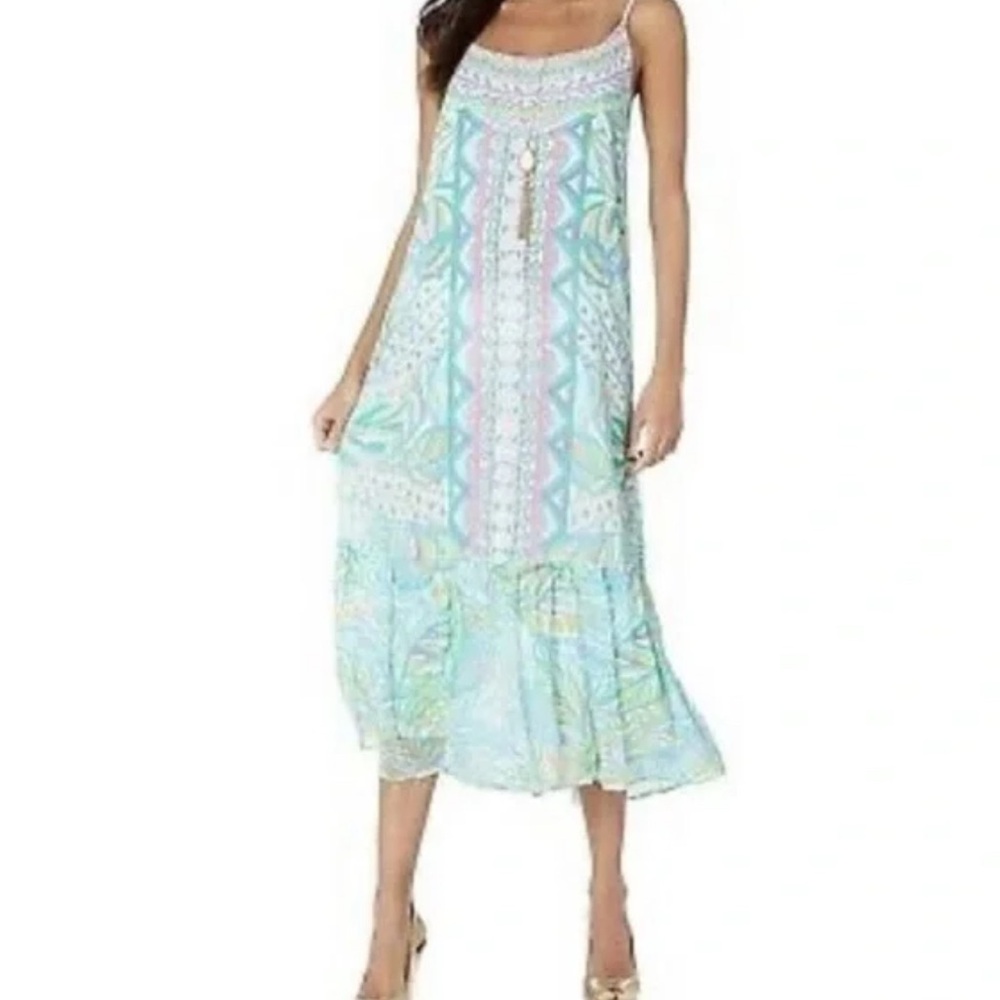 Lilly Pulitzer Winni Midi Dress In Maraca My World